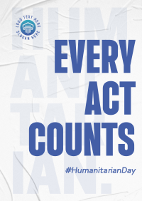 Modern World Humanitarian Day Flyer