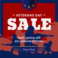 Remembering Veterans Sale Instagram Post Image Preview