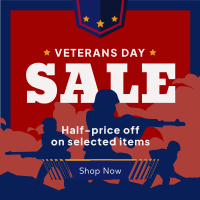 Remembering Veterans Sale Instagram Post