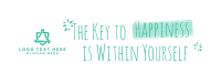 Happiness Within Yourself Facebook Cover