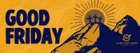 Good Friday Golgotha Facebook Cover