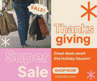 Super Sale this Thanksgiving Facebook Post