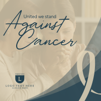 Stand Against Cancer Linkedin Post Design