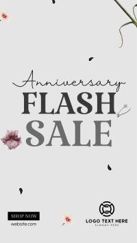 Anniversary Flash Sale Facebook Story