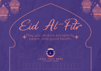 Islamic Celebration Postcard