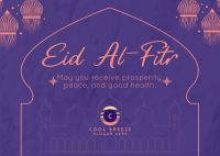 Islamic Celebration Postcard