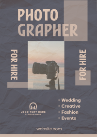 Photographer Flyer