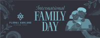 Floral Family Day Facebook Cover Image Preview