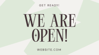 Minimalist Now Open Animation