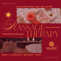 Sophisticated Massage Therapy Instagram Post Image Preview