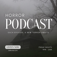 Horror Podcast Linkedin Post