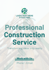 Construction Specialist Poster