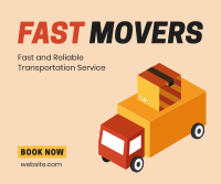 Fast Movers Service Facebook Post