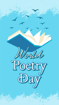 Happy Poetry Day Facebook Story