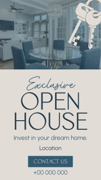 Elegant Open House TikTok Video