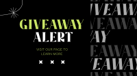 Giveaway Alert YouTube Video Image Preview