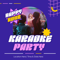 Karaoke Party Hours Instagram Post