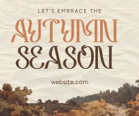 Autumn Days Greeting Facebook Post