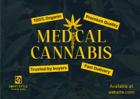 Trusted Medical Marijuana Postcard