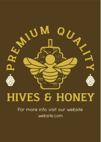 High Quality Honey Flyer Design