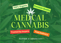 Trusted Medical Marijuana Postcard Design