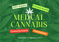 Trusted Medical Marijuana Postcard