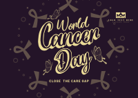 World Cancer Reminder Postcard Image Preview