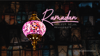 Ramadan Stained Lamp Facebook Event Cover