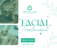 Beauty Facial Spa Treatment Facebook Post