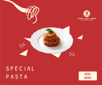 New Pasta Menu  Facebook Post