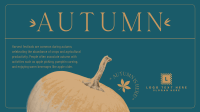 Autumn Pumpkin Video