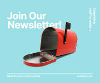 Join Our Newsletter Facebook Post