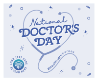 Quirky Doctors Day Facebook Post