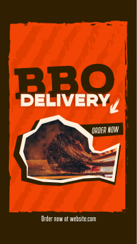 Grilled Barbecue Delivery YouTube Short Design