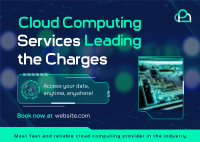 Cloud Computing Services Postcard