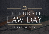 Law Day Celebration Postcard