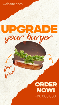 Upgrade your Burger! Instagram Story