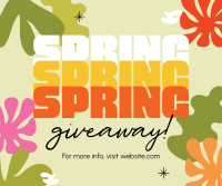 Spring Giveaway Facebook Post