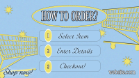 Order Instructions Retro Facebook Event Cover