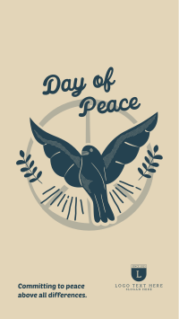 World Peace Dove Instagram Story