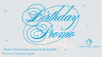 Birthday Promo Facebook Event Cover