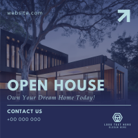 Modern Open House Today Instagram Post