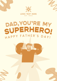 Father's Day Scribble Poster