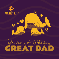 Whaley Great Dad Instagram Post Design