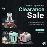 Appliance Clearance Sale Instagram Post