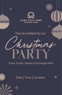 Ornamental Christmas Invitation Design