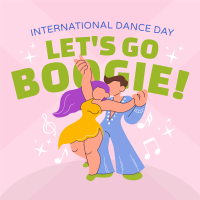 Lets Dance in International Dance Day Linkedin Post Design