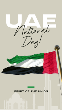 UAE National Flag Facebook Story