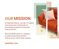 Our Mission Furniture Facebook Post