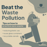 Beat Waste Pollution Instagram Post Image Preview